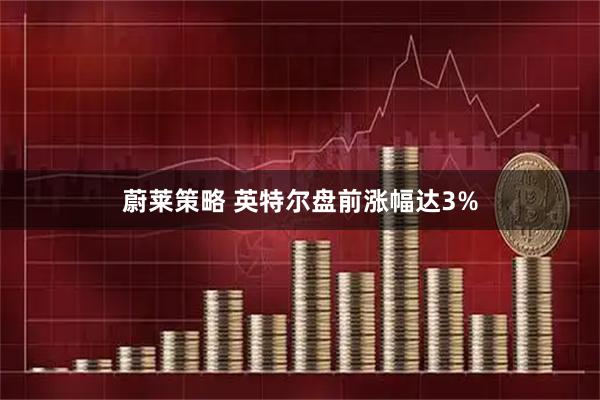 蔚莱策略 英特尔盘前涨幅达3%